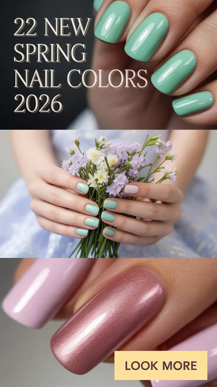 New Spring Nail Colors 2026: Trendy and Cute Ideas for Fresh Manicures