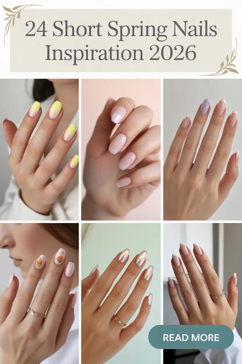 Short Spring Nails Inspiration 2026: Cute Designs, Simple Ideas & Fresh Colors