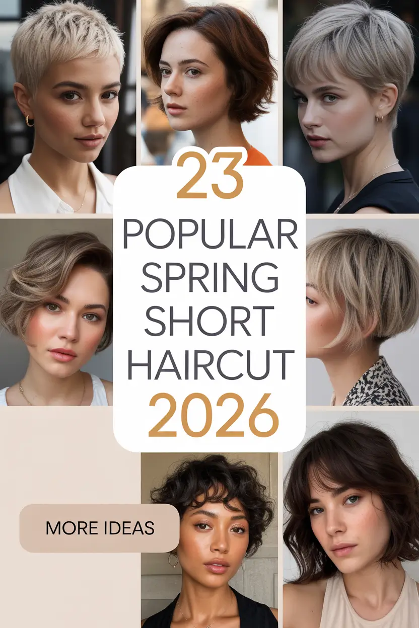 Popular Spring Short Haircut 2026: Fresh Ideas for a Chic Seasonal Reset