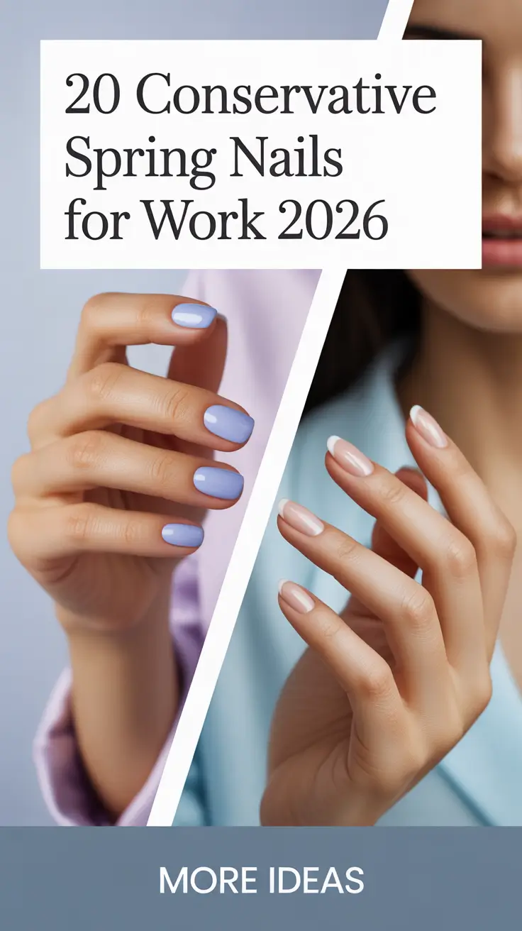 Conservative Spring Nails for Work 2026: Professional & Office-Ready Ideas