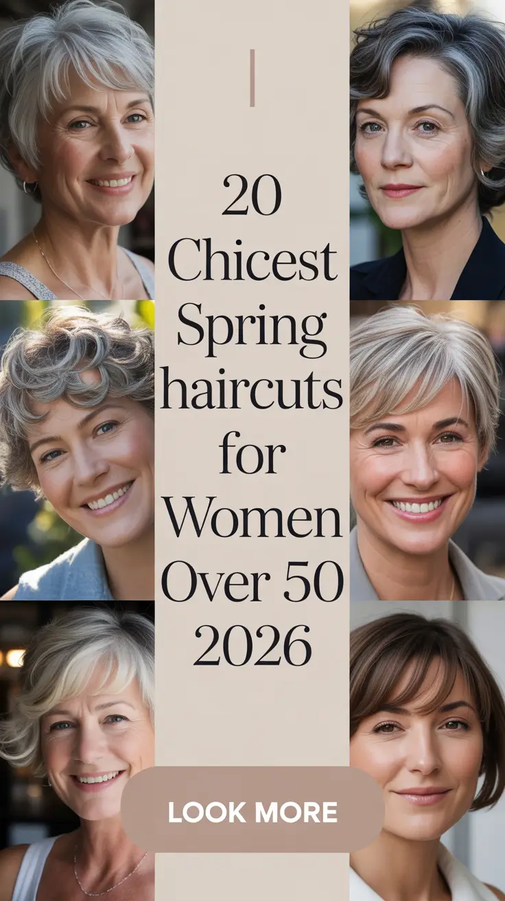 Chicest Spring Haircuts for Women Over 50 2026: From Short Bob to Layered Medium Length Styles
