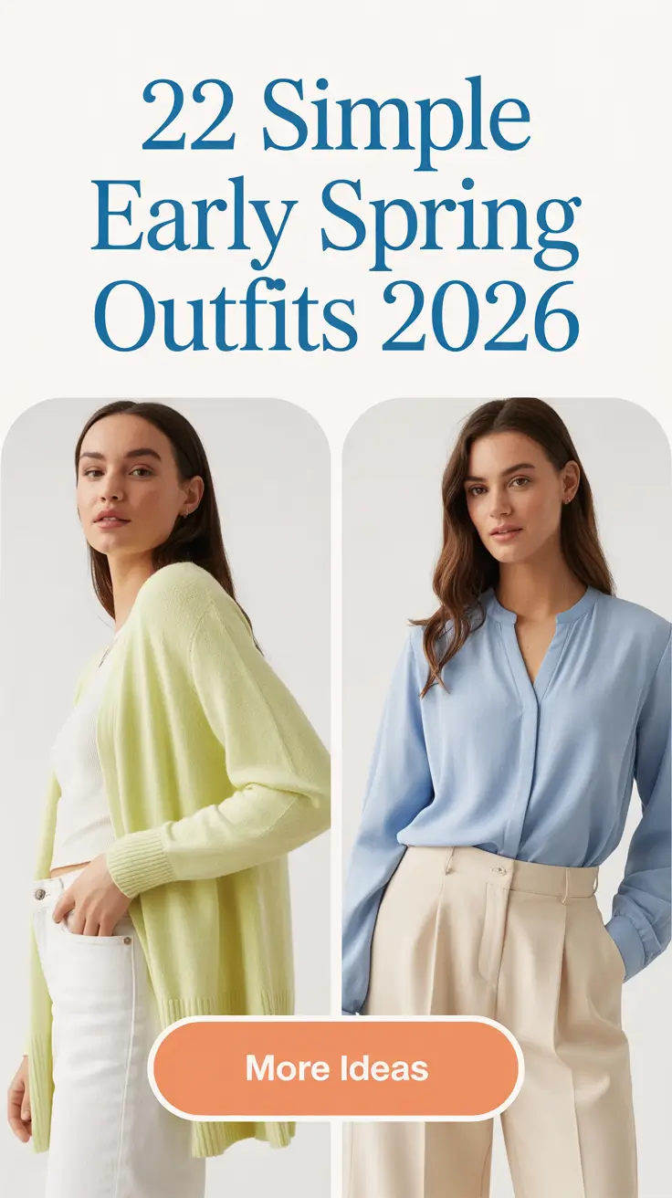 Simple Early Spring Outfits 2026: Fresh, Chic & Aesthetic Ideas for Women