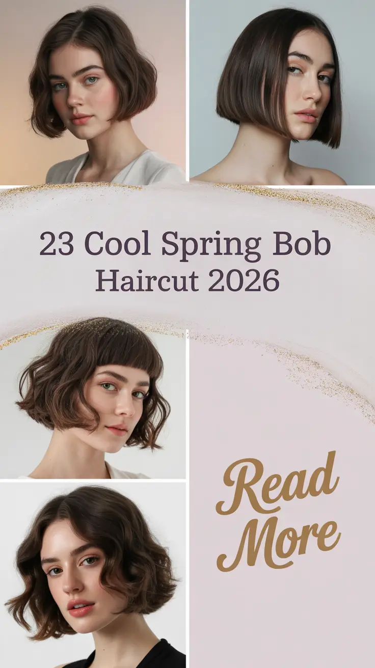 Cool Spring Bob Haircut 2026: The Freshest Cuts & Colors to Try This Season
