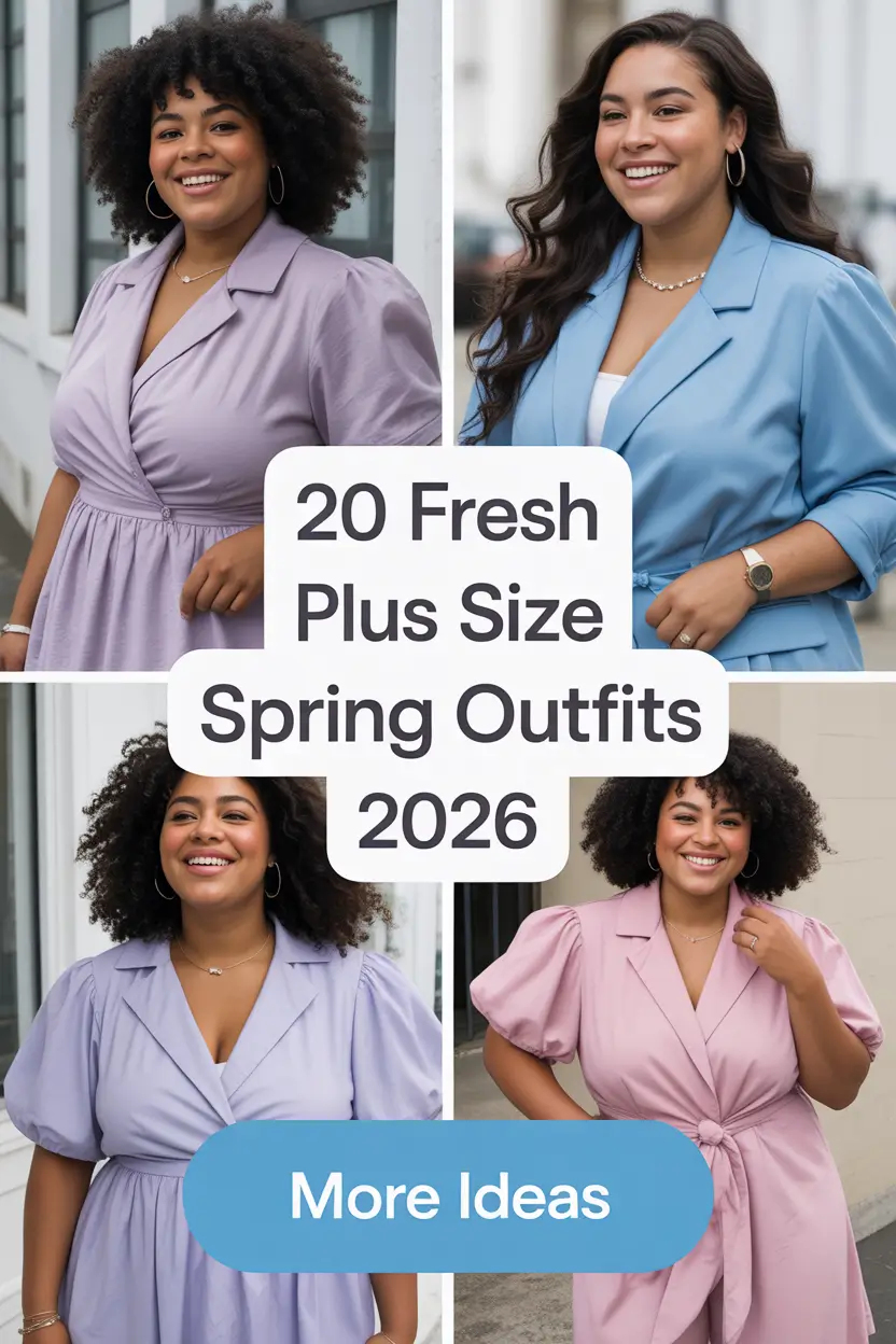 Fresh Plus Size Spring Outfits 2026: Inspiration for Trendy Curvy Spring Style