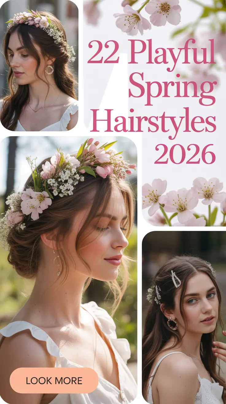 Playful Spring Hairstyles 2026: Cute & Fresh Ideas for the New Season