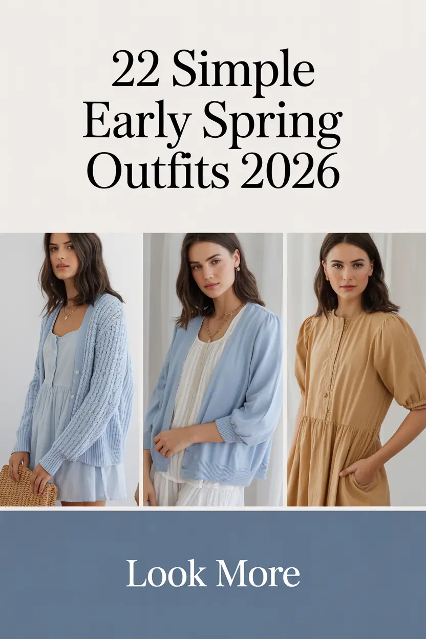 Simple Early Spring Outfits 2026: Fresh, Chic & Aesthetic Ideas for Women