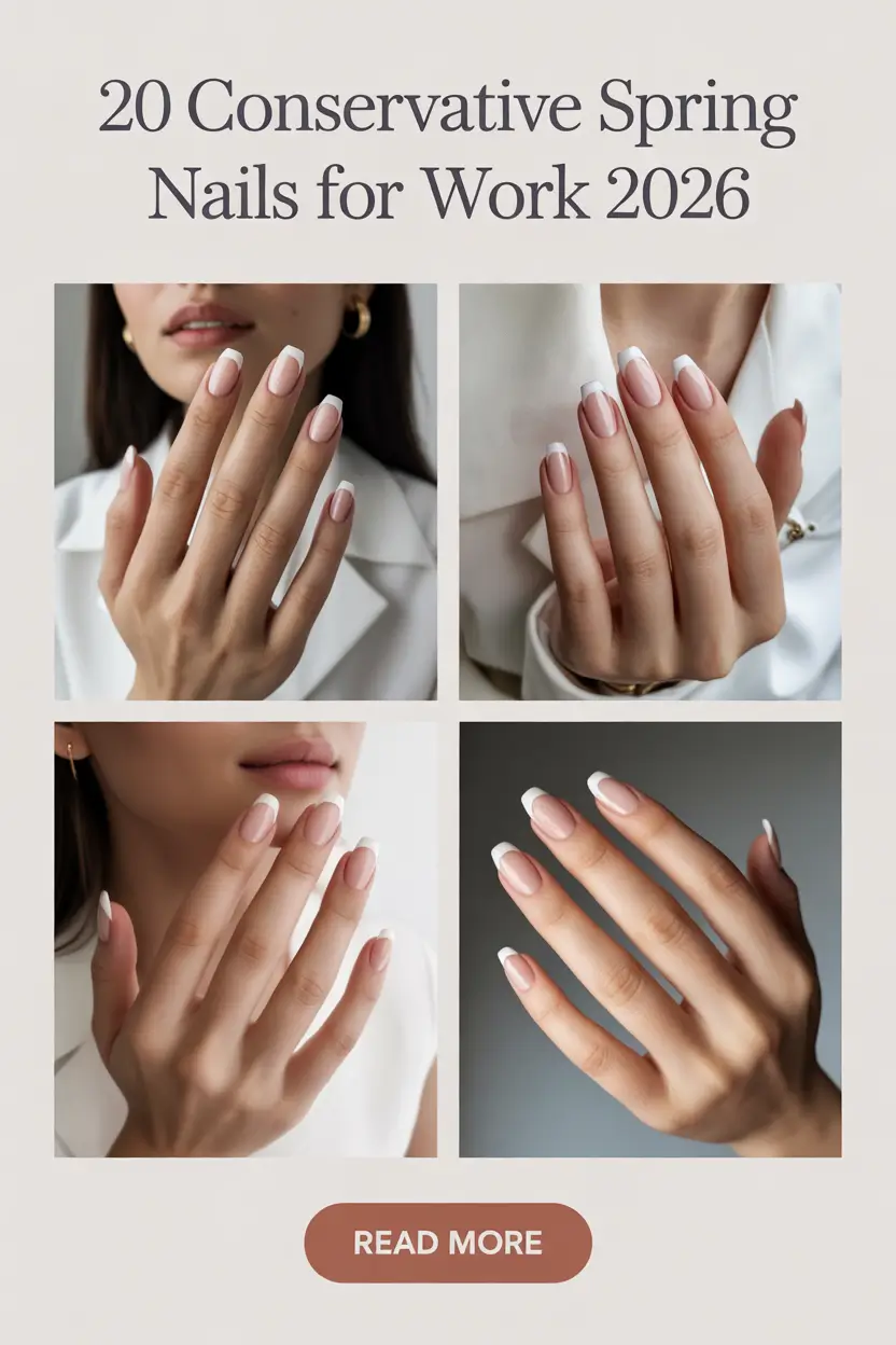 Conservative Spring Nails for Work 2026: Professional & Office-Ready Ideas