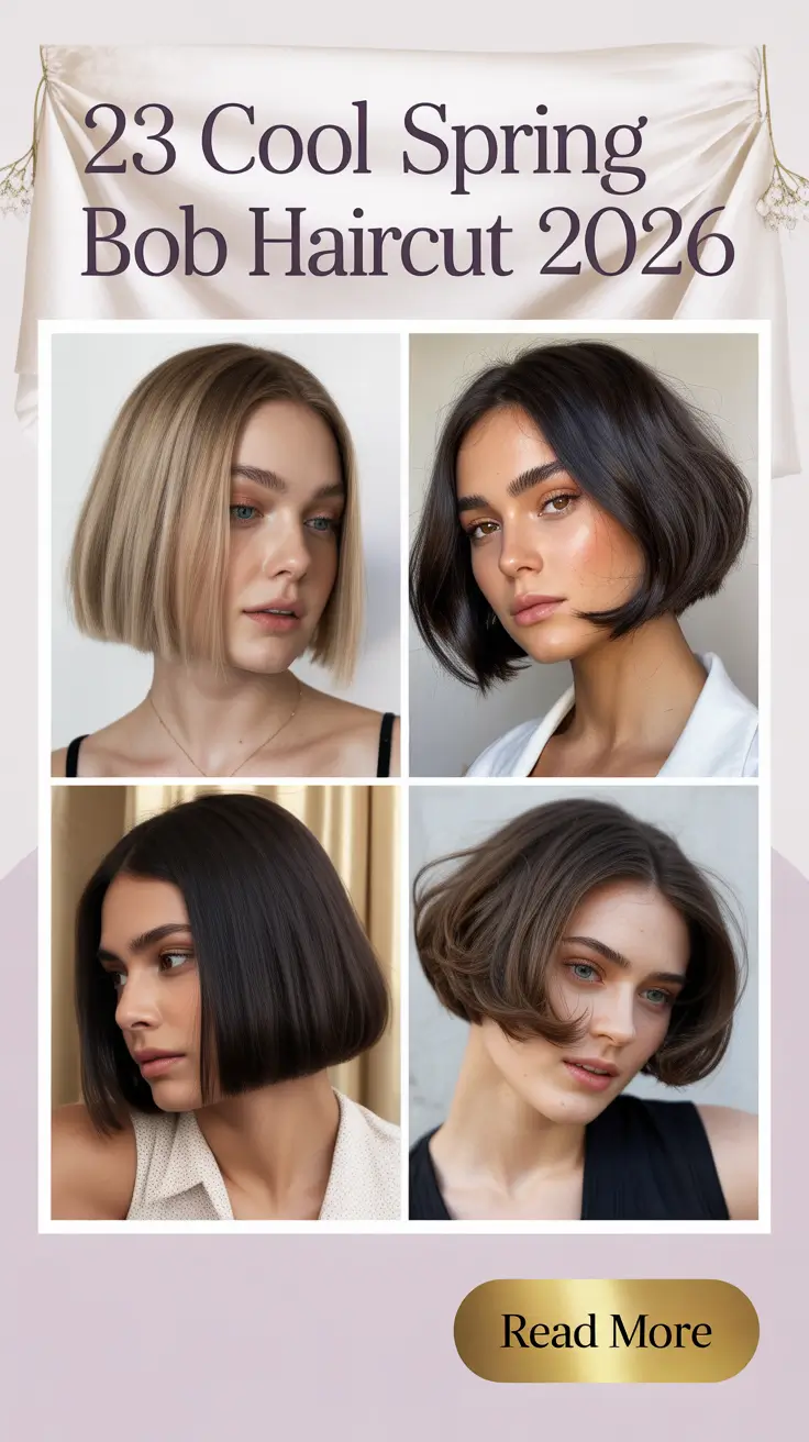 Cool Spring Bob Haircut 2026: The Freshest Cuts & Colors to Try This Season