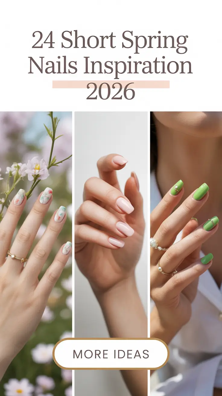 Short Spring Nails Inspiration 2026: Cute Designs, Simple Ideas & Fresh Colors