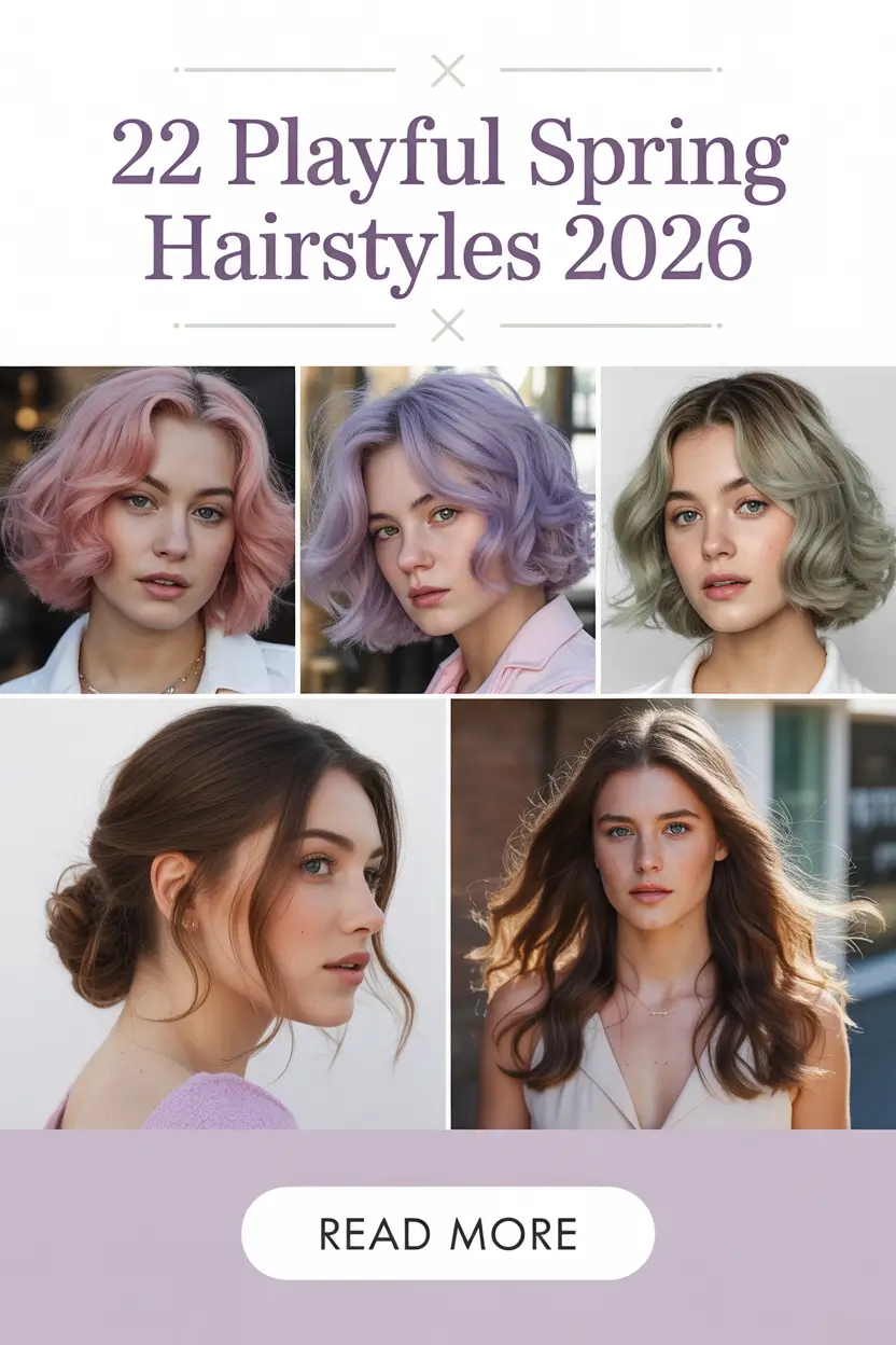 Playful Spring Hairstyles 2026: Cute & Fresh Ideas for the New Season