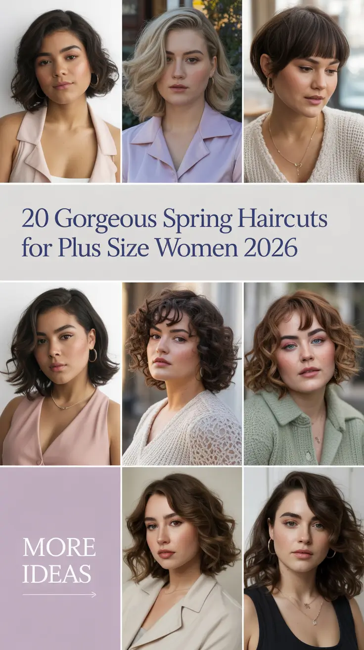 Gorgeous Spring Haircuts for Plus Size Women 2026: Fresh, Flattering & Trend-Ready Styles