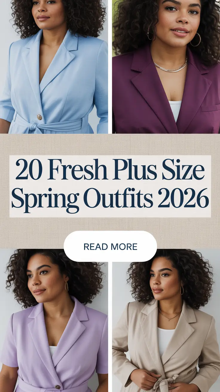 Fresh Plus Size Spring Outfits 2026: Inspiration for Trendy Curvy Spring Style
