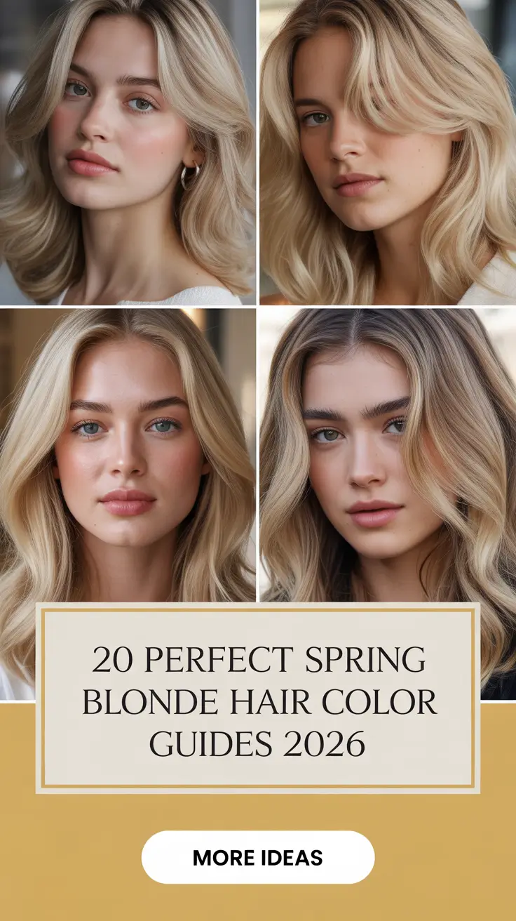 Perfect Spring Blonde Hair Color Guides 2026: Soft & Bright Ideas for the New Season