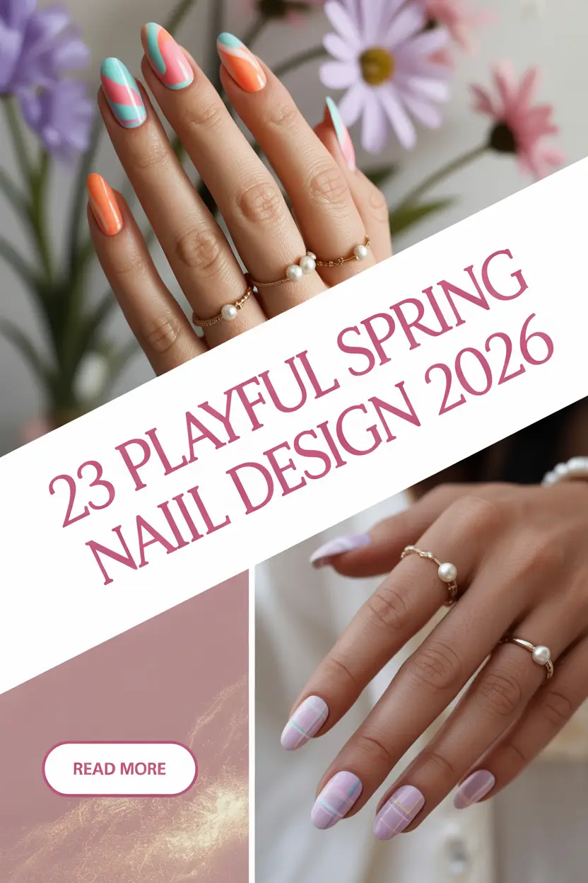 Playful Spring Nail Design 2026: Trendy Ideas for Bright and Cute Looks