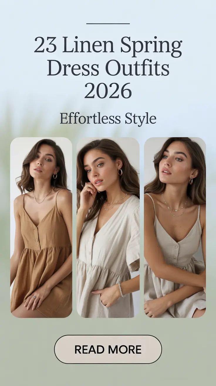 Linen Spring Dress Outfits 2026: Classy Ideas for Effortless Spring Style