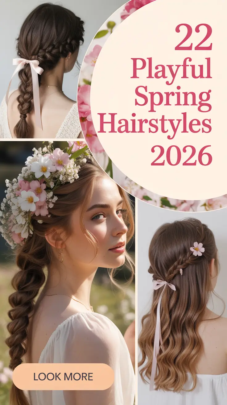 Playful Spring Hairstyles 2026: Cute & Fresh Ideas for the New Season