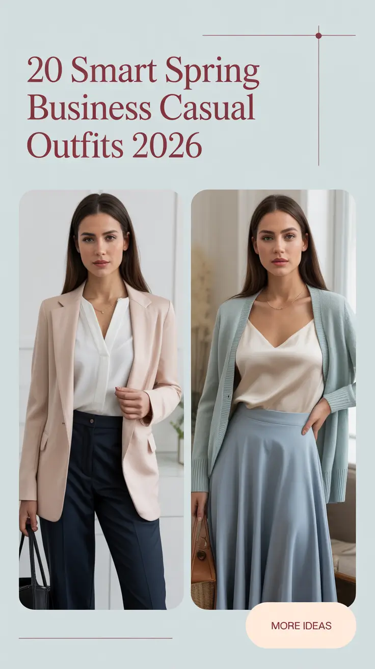 Smart Spring Business Casual Outfits 2026: Fresh Ideas for Women Work Wear