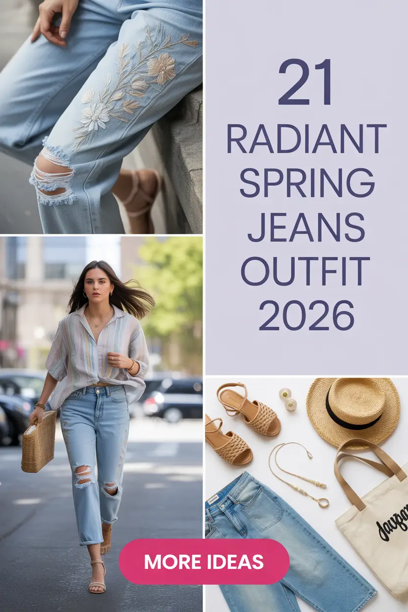 Radiant Spring Jeans Outfit 2026: Fresh & Classy Denim Ideas for the New Season