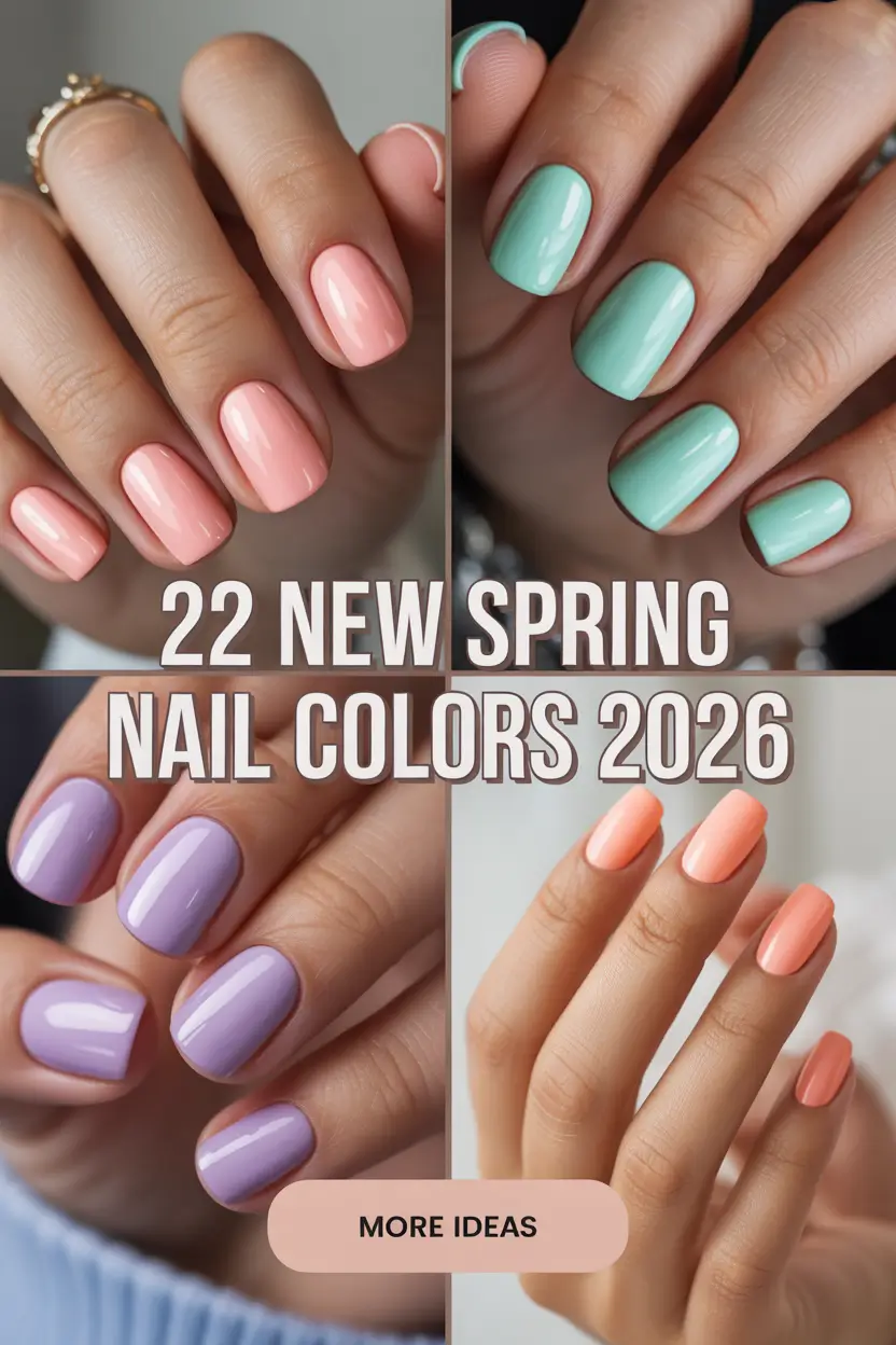 New Spring Nail Colors 2026: Trendy and Cute Ideas for Fresh Manicures