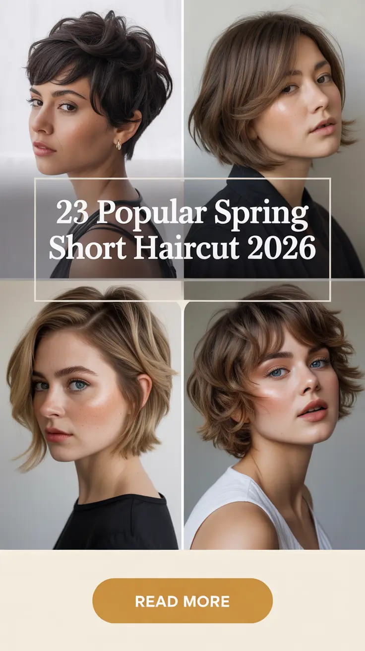 Popular Spring Short Haircut 2026: Fresh Ideas for a Chic Seasonal Reset