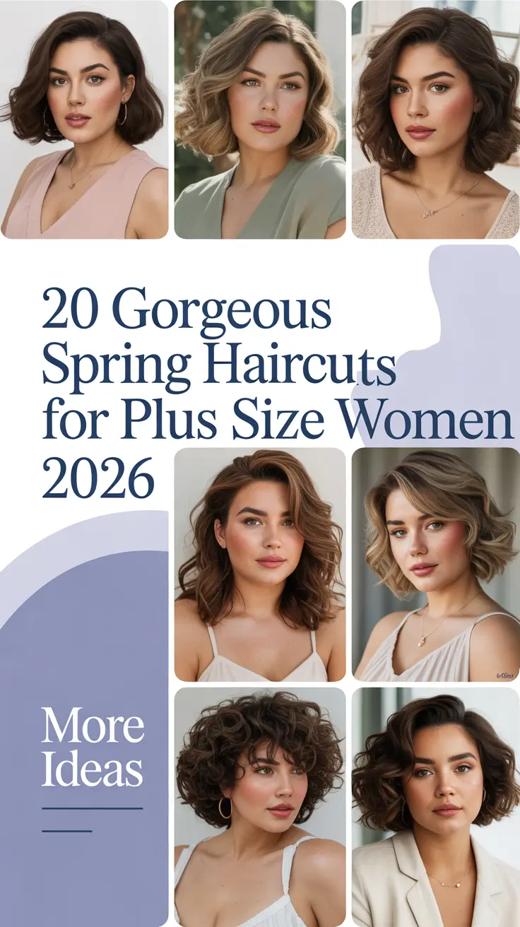 Gorgeous Spring Haircuts for Plus Size Women 2026: Fresh, Flattering & Trend-Ready Styles
