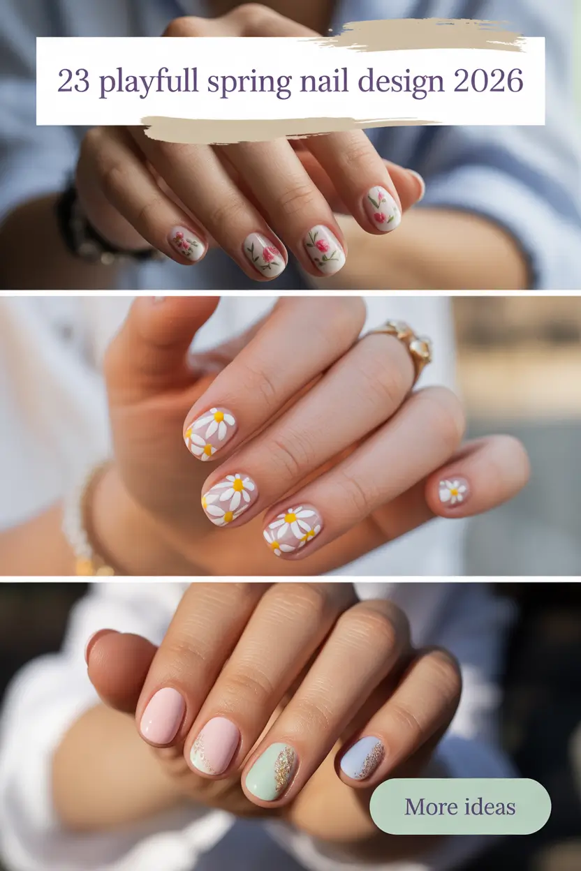 Playful Spring Nail Design 2026: Trendy Ideas for Bright and Cute Looks