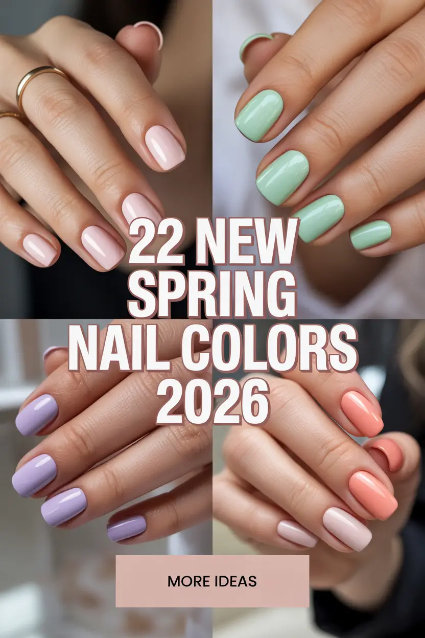 New Spring Nail Colors 2026: Trendy and Cute Ideas for Fresh Manicures