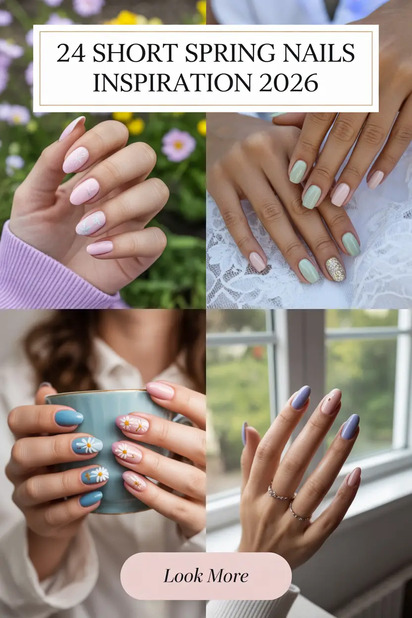 Short Spring Nails Inspiration 2026: Cute Designs, Simple Ideas & Fresh Colors