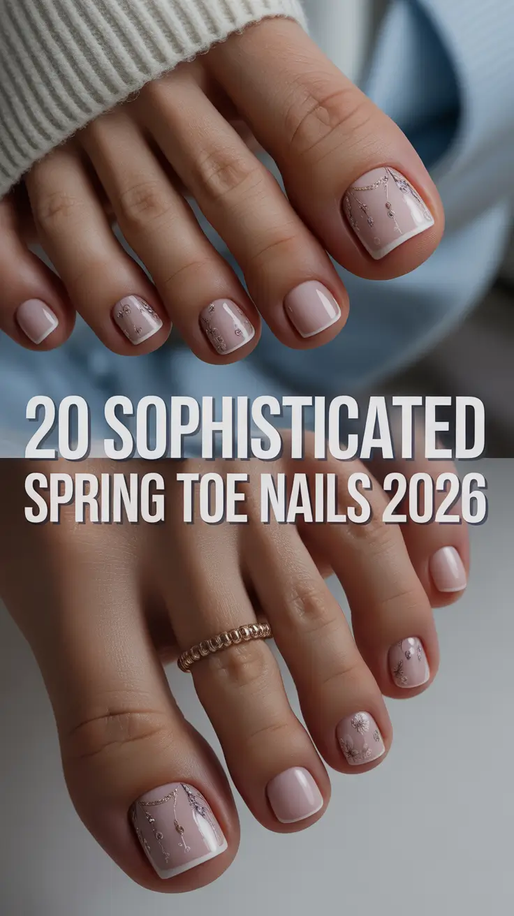 Sophisticated Spring Toe Nails 2026: Trendy Designs and Inspo for Every Style