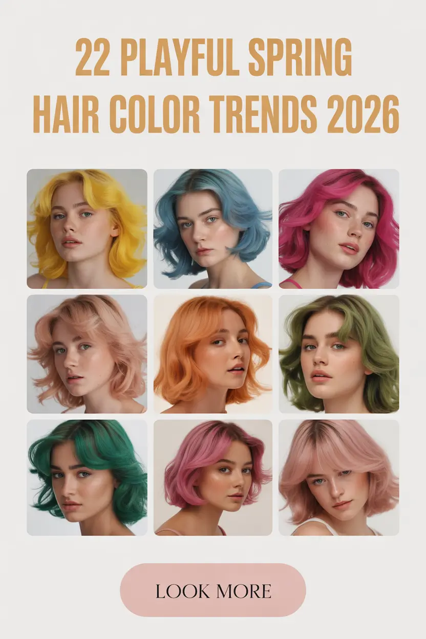 Playful Spring Hair Color Trends 2026: Fresh Blonde, Brunette & Bronde Ideas for the New Season