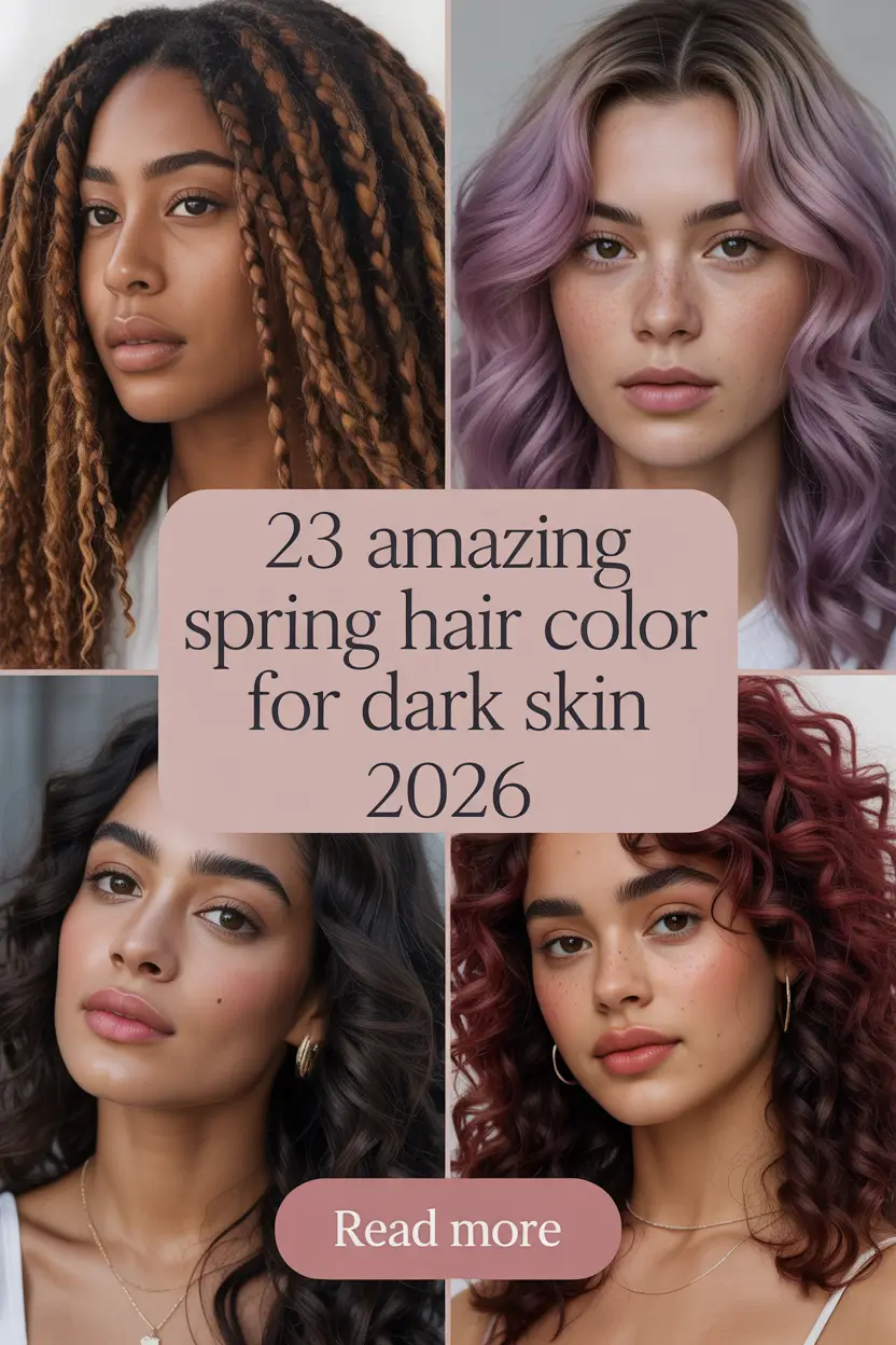 Amazing Spring Hair Color for Dark Skin 2026: Stunning Shades for Women