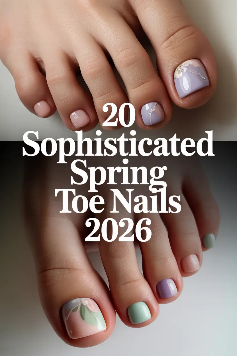 Sophisticated Spring Toe Nails 2026: Trendy Designs and Inspo for Every Style