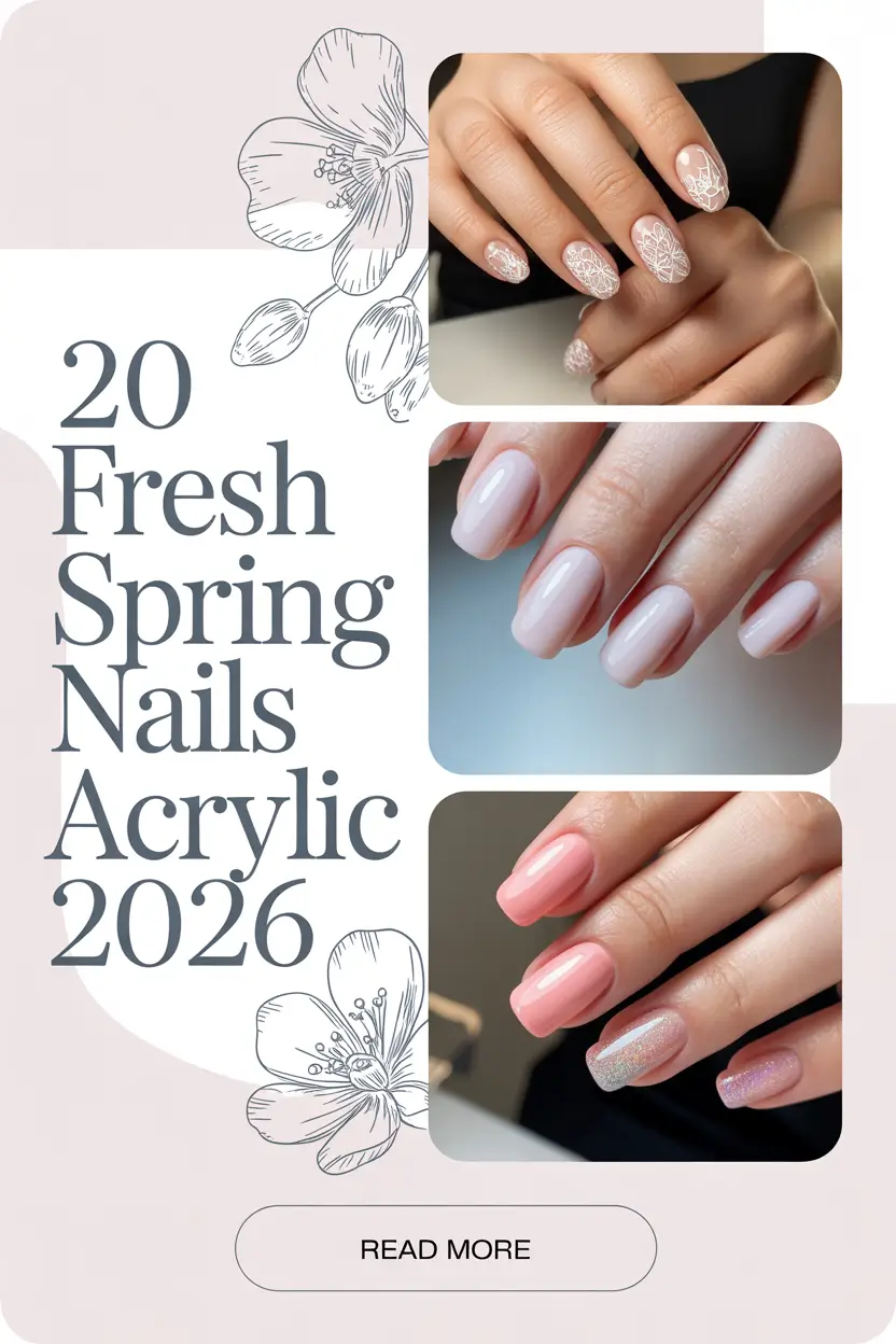 Fresh Spring Nails Acrylic 2026: The Best Nail Designs to Try This Season