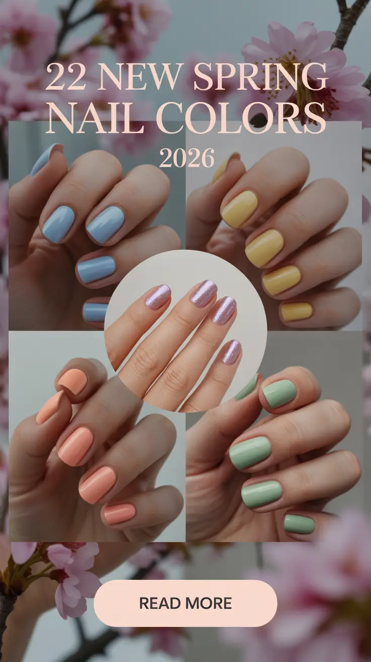 New Spring Nail Colors 2026: Trendy and Cute Ideas for Fresh Manicures