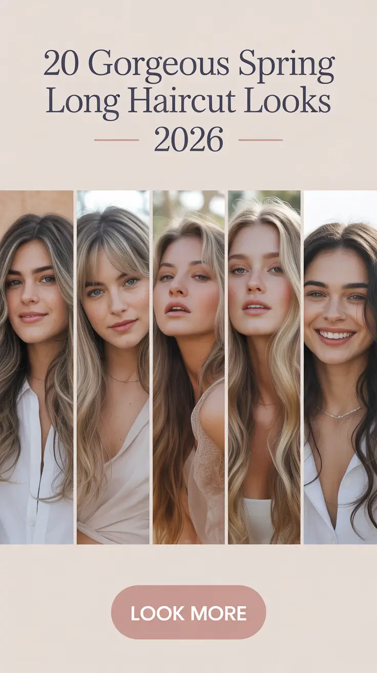 Gorgeous Spring Long Haircut Looks 2026: Trendy Layers, Balayage & Modern Length Ideas
