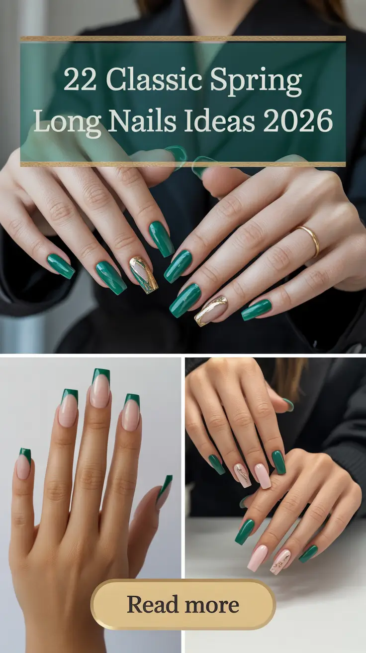 Classic Spring Long Nails Ideas 2026: Trendy Designs, Pastel Colors & Bold Inspiration