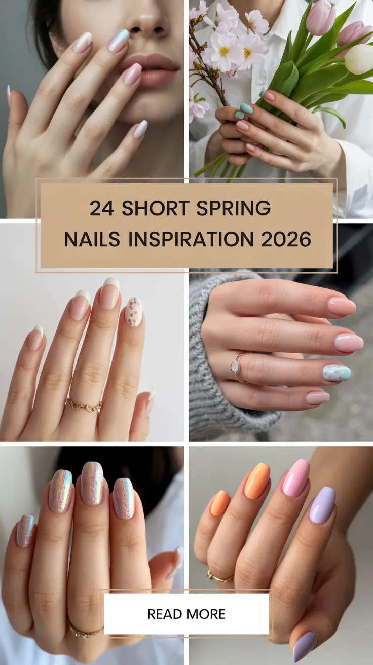 Short Spring Nails Inspiration 2026: Cute Designs, Simple Ideas & Fresh Colors