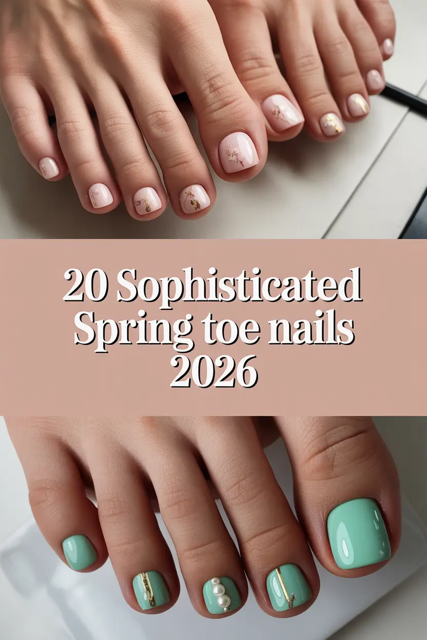 Sophisticated Spring Toe Nails 2026: Trendy Designs and Inspo for Every Style
