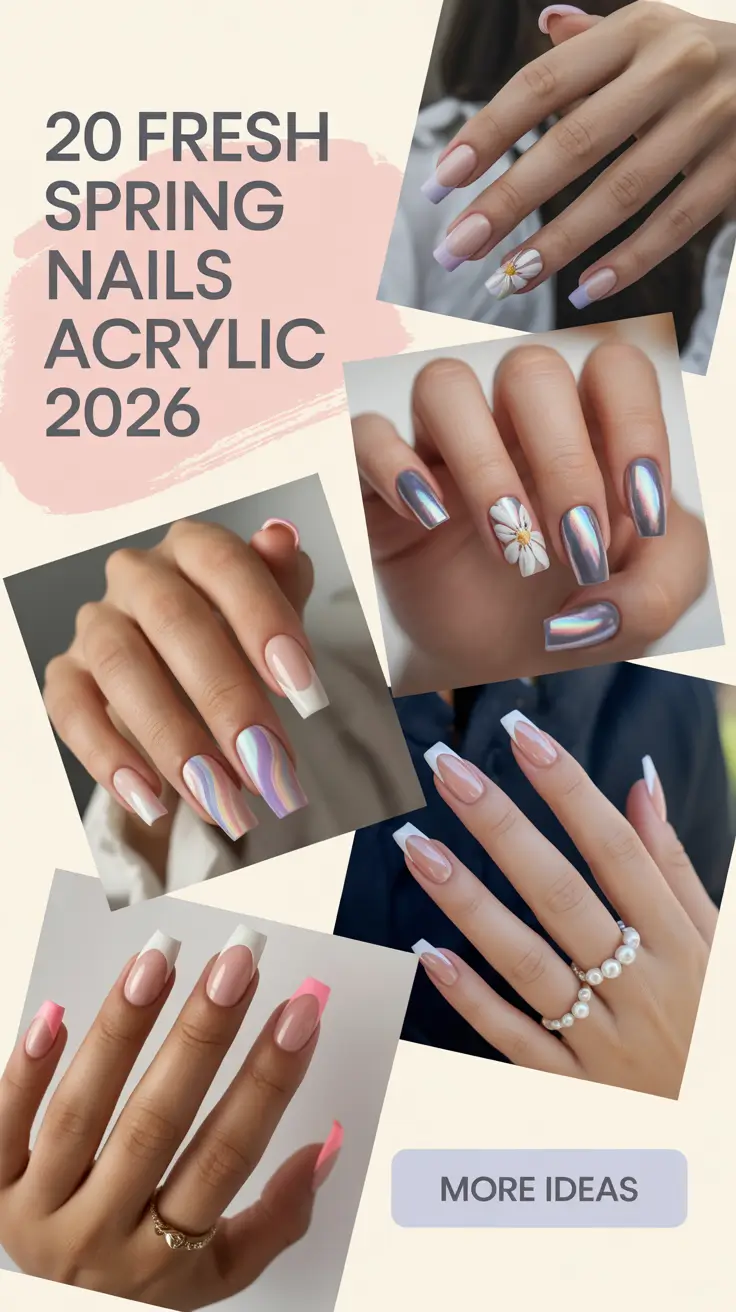 Fresh Spring Nails Acrylic 2026: The Best Nail Designs to Try This Season
