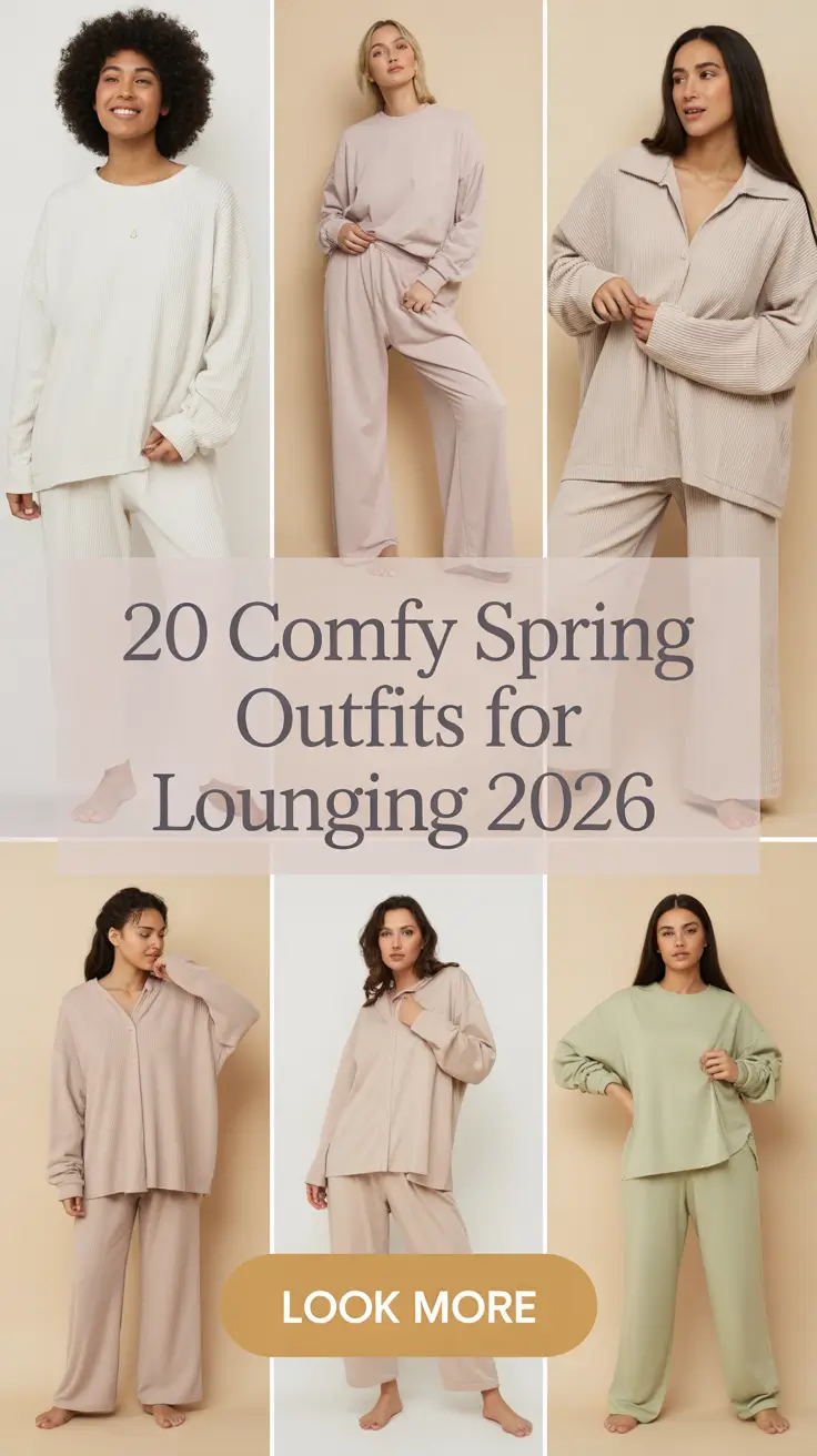Comfy Spring Outfits for Lounging 2026: Cute & Casual Ideas for Lazy Days