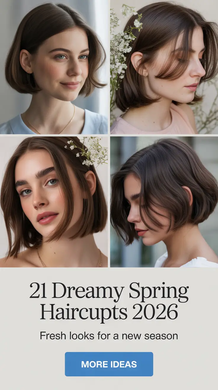 Dreamy Spring Haircuts 2026: Fresh Medium & Short Ideas for the New Season