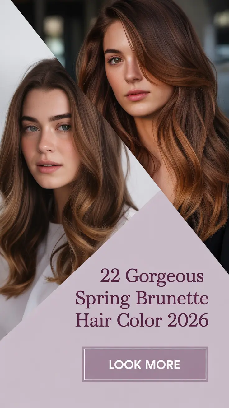 Gorgeous Spring Brunette Hair Color 2026: Bright Ideas for Fresh Brunette Transformations