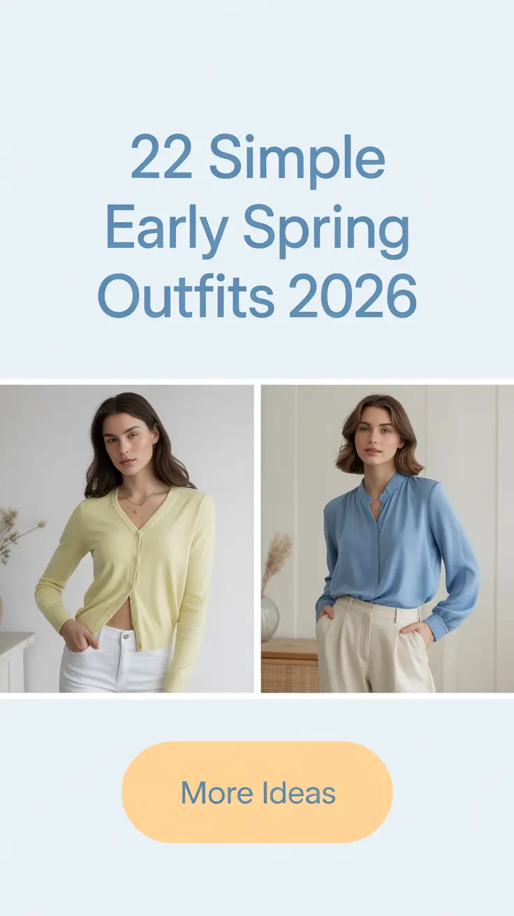 Simple Early Spring Outfits 2026: Fresh, Chic & Aesthetic Ideas for Women
