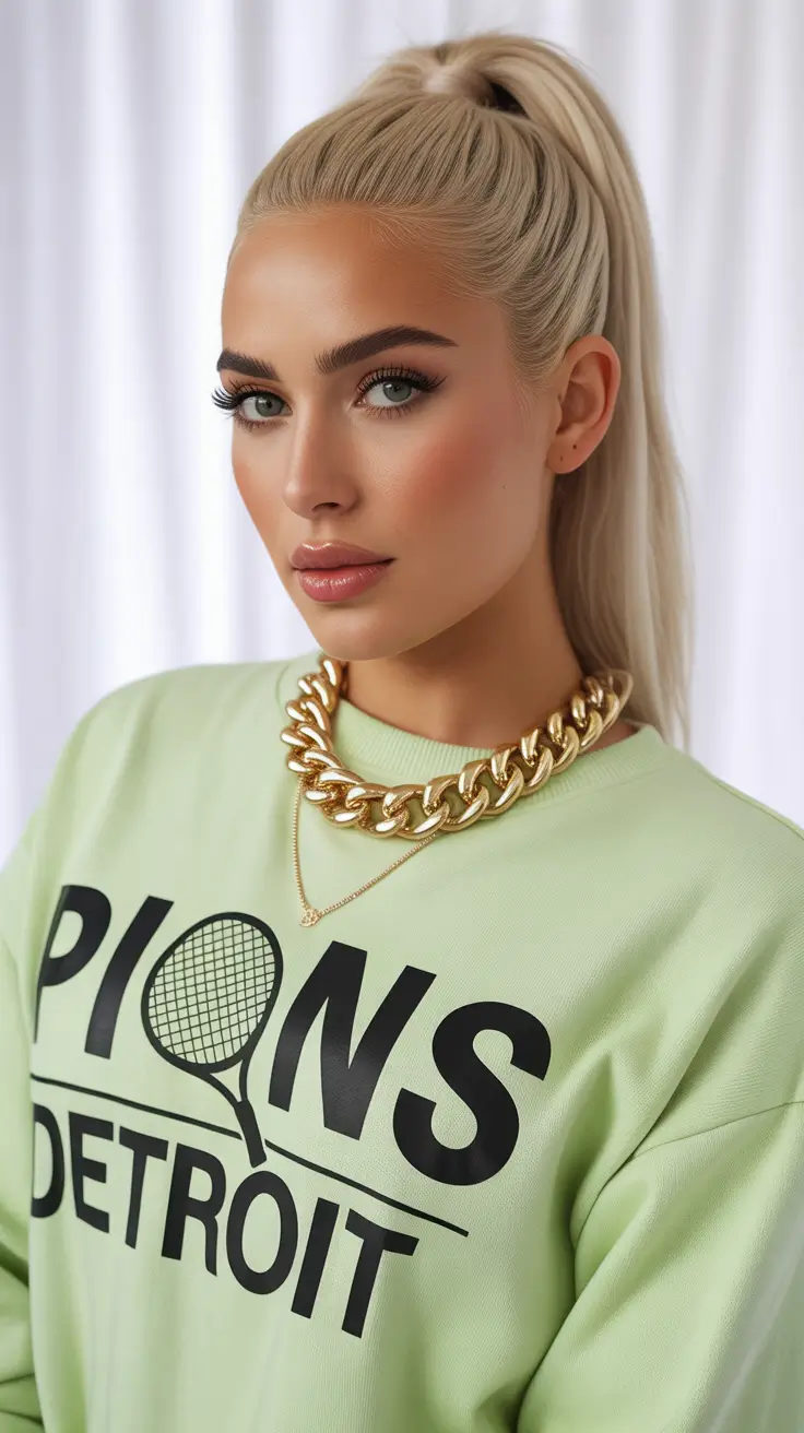 playful spring hairstyles 2026 High Sporty Ponytail With Sleek Texture