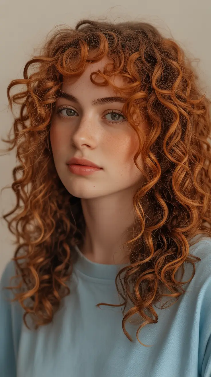 playful spring hairstyles 2026 Natural Curly Shape With Soft, Airy Volume