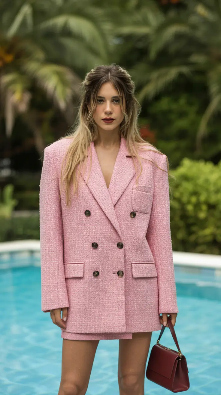stylish classy spring outfits for 2026 Soft Power Pink: The New Spring Suit