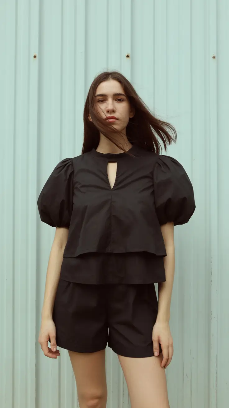 stylish classy spring outfits for 2026 Minimalist Black With Modern Volume