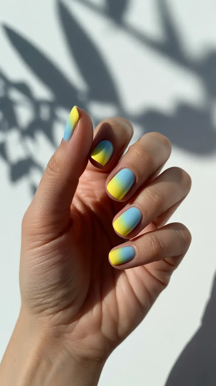 best trendy spring nails 2026 Soft Pastel Ombre That Feels Like Spring Sunshine