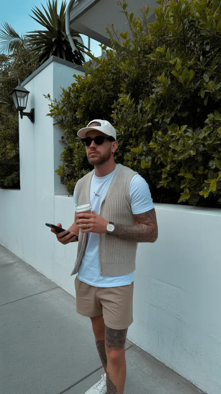 casual summer outfits men 2026 Soft Neutrals and the New Relaxed Confidence