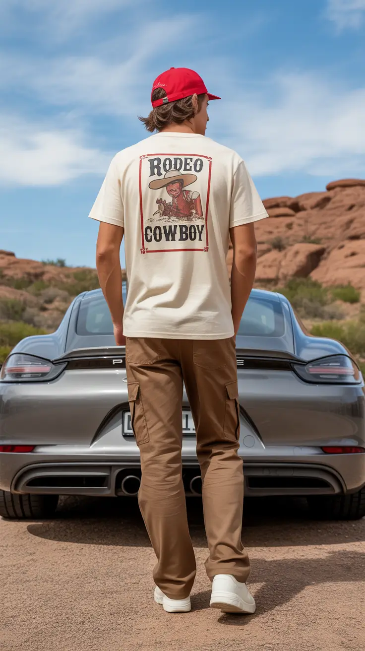 casual summer outfits men 2026 Graphic Tees and Modern Americana Cool